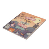 Halloween - Heksenweg naar het Snoep Tegeltje (Zijkant)