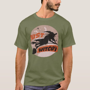 Halloween Hekserig Retro Heks Feestje  T-shirt