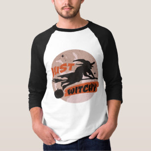 Halloween Hekserig Retro Heks Kostuum Feest T-shirt