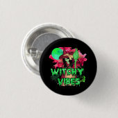 Halloween Hekserige Sfeer Ronde Button 3,2 Cm (Voorkant /achterkant)