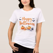 Halloween herdenkingsshirt Tri-Blend shirt (Voorkant)