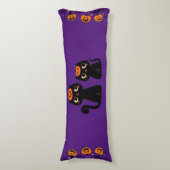 Halloween/herfst/autumn/pompoen/kat Lichaamskussen (Voorkant Verticaal)