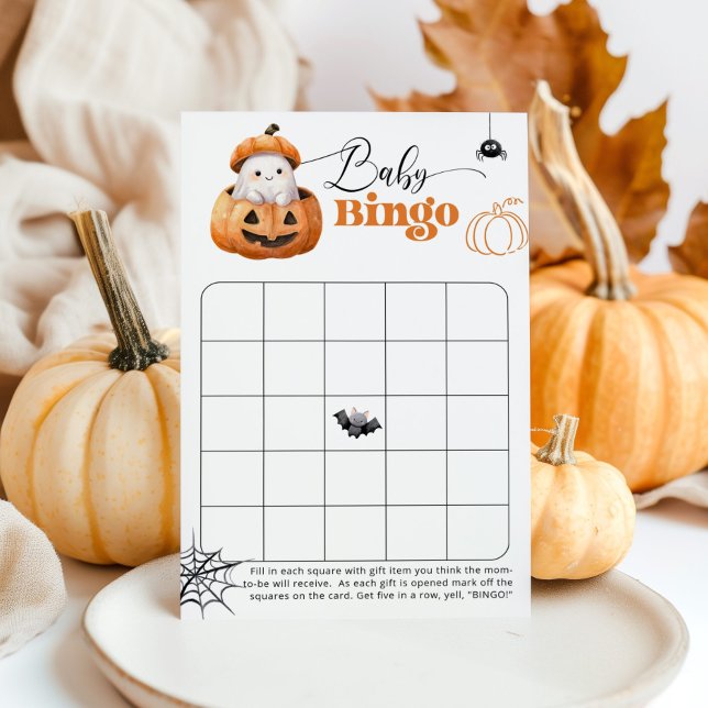 Halloween herfst baby shower bingo spel (Creator heeft geüpload)