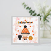 Halloween Herfst Baby shower Kaart (Staand voorkant)