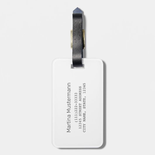 Halloween herfst bladeren blad Herfst Thanksgiving Bagagelabel (Achterkant verticaal)