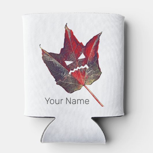 Halloween herfst bladeren blad Herfst Thanksgiving Blikjeskoeler (Achterkant)