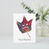 Halloween herfst bladeren blad Herfst Thanksgiving Feestdagenkaart (Staand voorkant)