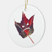 Halloween herfst bladeren blad Herfst Thanksgiving Keramisch Ornament (Links)