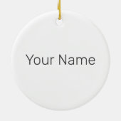 Halloween herfst bladeren blad Herfst Thanksgiving Keramisch Ornament (Achterkant)