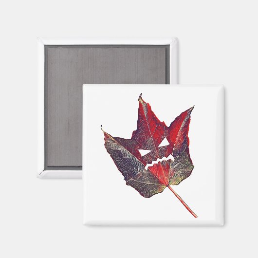 Halloween herfst bladeren blad Herfst Thanksgiving Magneet (Voorkant / Achterkant)