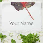 Halloween herfst bladeren blad Herfst Thanksgiving Theedoek (Gevouwen)