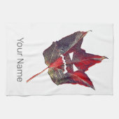 Halloween herfst bladeren blad Herfst Thanksgiving Theedoek (Horizontaal)