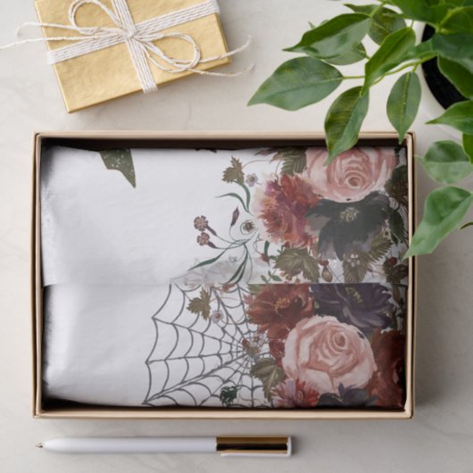 Halloween Herfst Bloemen Waterverf Tissuepapier (Geschenk)