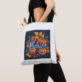 Halloween herfst canvas tas (Dichtbij)