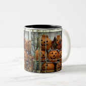 Halloween/Herfst Drank Mok - Pompoenen (Voorkant rechts)
