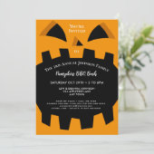 Halloween Herfst Familie Vrienden Reünie of Feest Kaart (Staand voorkant)