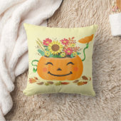 Halloween Herfst Floral Pumpkin Kussen (Deken)