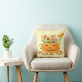 Halloween Herfst Floral Pumpkin Kussen (Stoel)