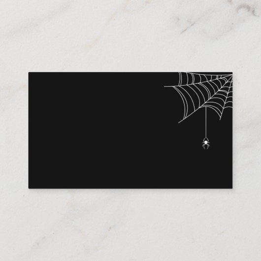 Halloween Herfst Gotische Spooky Boeken voor Baby Informatiekaartje (Achterkant)