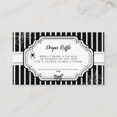 Halloween Herfst Gotische Spooky Luier Raffle Informatiekaartje (Voorkant)