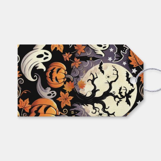 Halloween/Herfst/Herfst Cadeaulabel (Voorkant (Horizontaal))