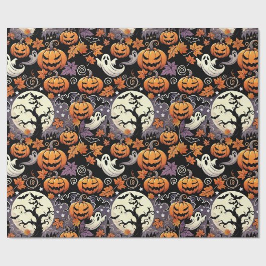 Halloween/Herfst/Herfst Cadeaupapier (Vlak)