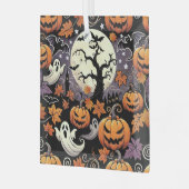 Halloween/Herfst/Herfst Glas Ornament (Voorkant links)