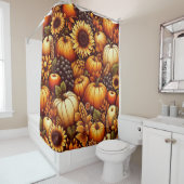 Halloween/Herfst/ Herfst/kalebas Douchegordijn (In situ)