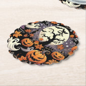 Halloween/Herfst/Herfst Kartonnen Onderzetters (Gekanteld)