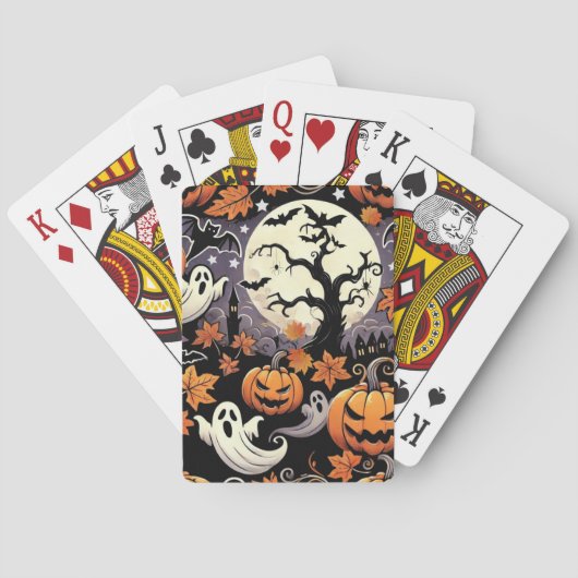 Halloween/Herfst/Herfst Pokerkaarten (Achterkant)