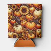 Halloween/Herfst/Herfst/pompoen Blikjeskoeler (Voorkant)