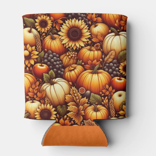 Halloween/Herfst/Herfst/pompoen Blikjeskoeler (Achterkant)