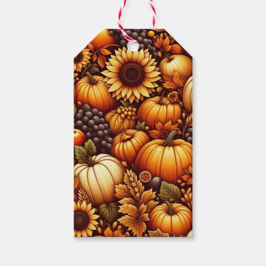 Halloween/Herfst/Herfst/pompoen Cadeaulabel (Voorkant)