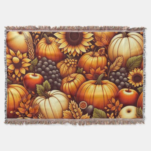 Halloween/Herfst/Herfst/pompoen Deken (Voorkant)