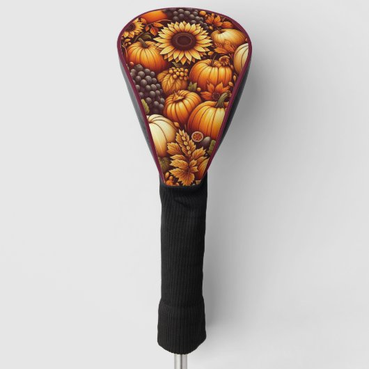 Halloween/Herfst/Herfst/pompoen Golfheadcover (Voorkant)