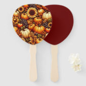 Halloween/Herfst/ Herfst/pompoen Handwaaier (Voorkant en achterkant)