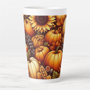 Halloween/Herfst/ Herfst/pompoen Latte Mok