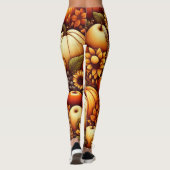 Halloween/Herfst/ Herfst/pompoen Leggings (Achterkant)