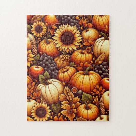 Halloween/Herfst/Herfst/pompoen Legpuzzel (Verticaal)