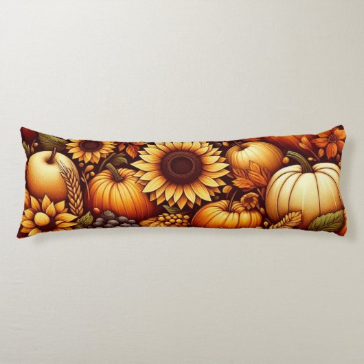 Halloween/Herfst/ Herfst/pompoen Lichaamskussen (Voorkant)