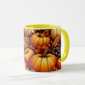 Halloween/Herfst/Herfst/pompoen Mok (Voorkant rechts)