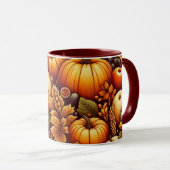 Halloween/Herfst/ Herfst/pompoen Mok (Voorkant rechts)