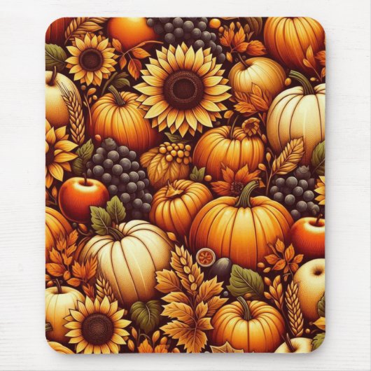 Halloween/Herfst/Herfst/pompoen Muismat (Voorkant)