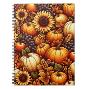Halloween/Herfst/Herfst/pompoen Notitieboek