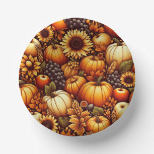 Halloween/Herfst/Herfst/pompoen Papieren Kommen