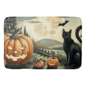 Halloween/Herfst/Herfst/pompoen/poes Badmat (Voorkant)