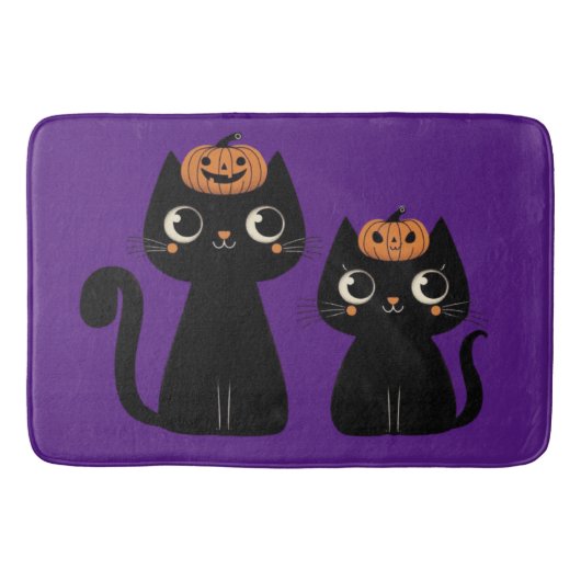 Halloween/Herfst/Herfst/pompoen/poes Badmat (Voorkant)