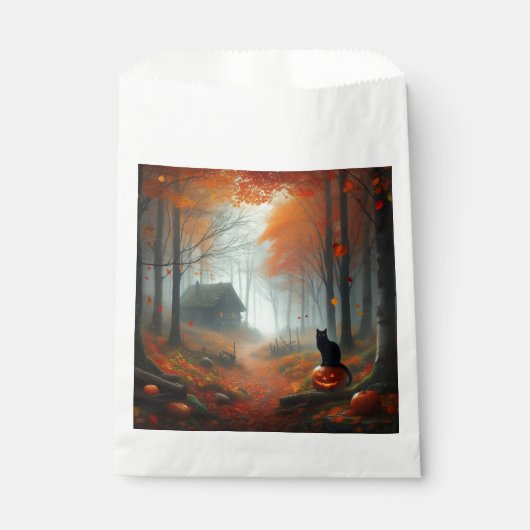 Halloween/Herfst/Herfst/pompoen/poes Bedankzakje (Voorkant)