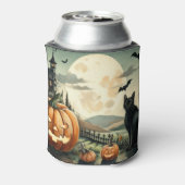 Halloween/Herfst/Herfst/pompoen/poes Blikjeskoeler (Blikje Achterkant)