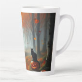 Halloween/Herfst/Herfst/pompoen/poes Latte Mok (Rechts)